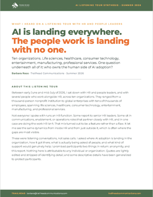 HR listening tour report title page preview